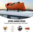 VEVOR Van Roof Ladder Rack, 2 Bars Alloy Steel Roof Racks, 500 LBS Capacity Rain-Gutter Roof Rack, Adjustable Length 35.8