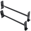 VEVOR Van Roof Ladder Rack, 2 Bars Alloy Steel Roof Racks, 500 LBS Capacity Rain-Gutter Roof Rack, Adjustable Length 35.8