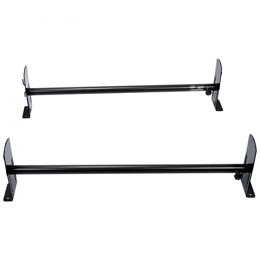 VEVOR Van Roof Ladder Rack, 2 Bars Alloy Steel Roof Racks, 500 LBS Capacity Rain-Gutter Roof Rack, Adjustable Length 35.8