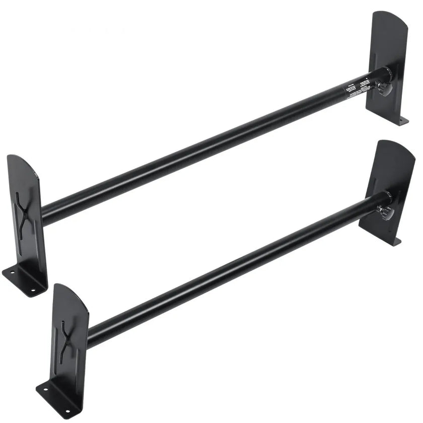 VEVOR Van Roof Ladder Rack, 2 Bars Alloy Steel Roof Racks, 500 LBS Capacity Rain-Gutter Roof Rack, Adjustable Length 35.8
