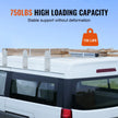 VEVOR Van Roof Ladder Rack, 3 Bars Alloy Steel Roof Racks, 750 LBS Capacity Rain-Gutter Roof Rack, Adjustable Length 40.2