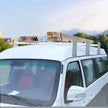 VEVOR Van Roof Ladder Rack, 3 Bars Alloy Steel Roof Racks, 750 LBS Capacity Rain-Gutter Roof Rack, Adjustable Length 40.2