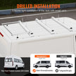 VEVOR Trailer Ladder Rack Van Roof Ladder Rack for Ford Transit Custom 2013-2024
