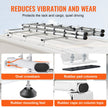 VEVOR Trailer Ladder Rack Van Roof Ladder Rack for Ford Transit Custom 2013-2024