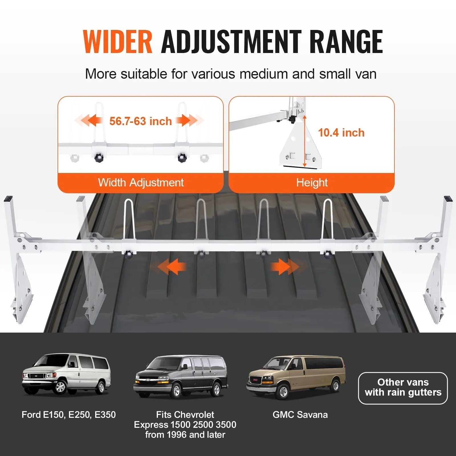 VEVOR Trailer Ladder Rack, 59