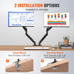 VEVOR Dual Monitor Mount, Supports 13