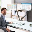 VEVOR Dual Monitor Mount, Supports 13