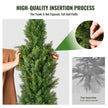 VEVOR 2 Pack 3' Artificial Cedar Topiary Tree Faux Plant UV Decor In/Outdoor