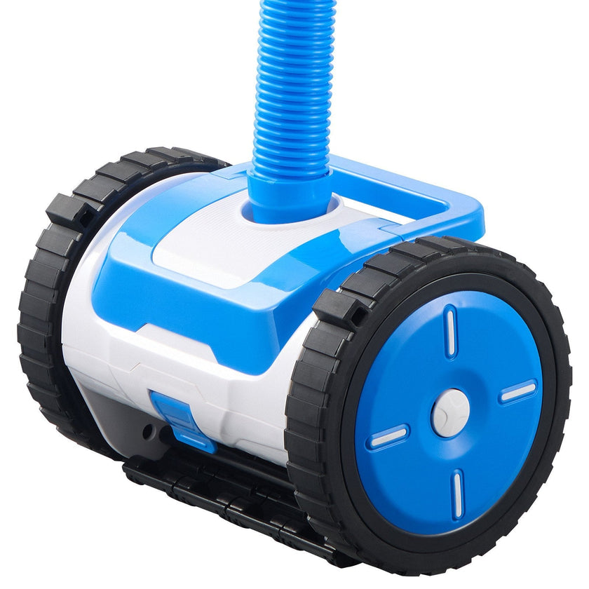VEVOR Suction Pool Cleaner Vacuum Cleaner 2 Wheels for In/Above-ground Pool