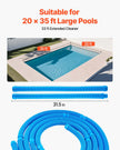 VEVOR Suction Pool Cleaner Vacuum Cleaner 12 Hoses for In/Above-ground Pool