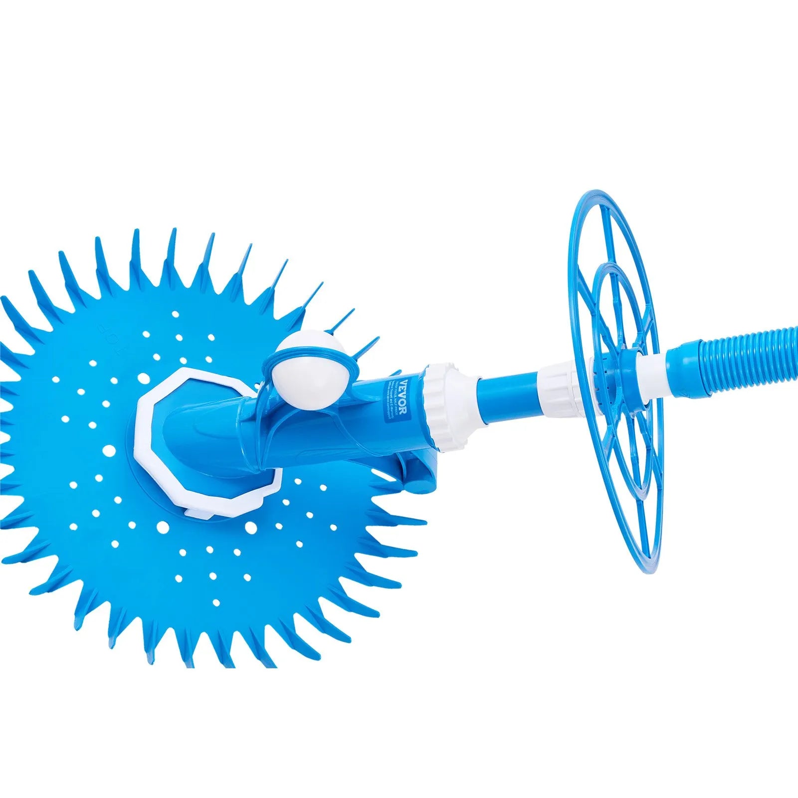 VEVOR Suction Pool Cleaner Vacuum Cleaner 12 Hoses for In/Above-ground Pool