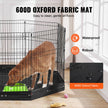 VEVOR Dog Playpen 8 Panels Foldable Metal Dog Exercise Pen with Bottom Pad 30