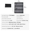 VEVOR Dog Playpen 8 Panels Foldable Metal Dog Exercise Pen with Top Cover 30