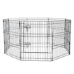 VEVOR Dog Playpen 8 Panels Foldable Metal Dog Exercise Pen with Pad Cover 30