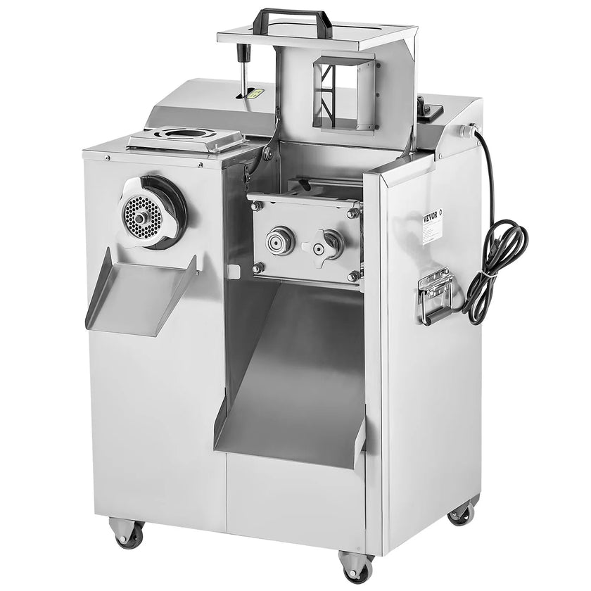 VEVOR Commercial Electric Meat Grinder Slicer 14 Lbs/Min Sausage Stuffer Maker