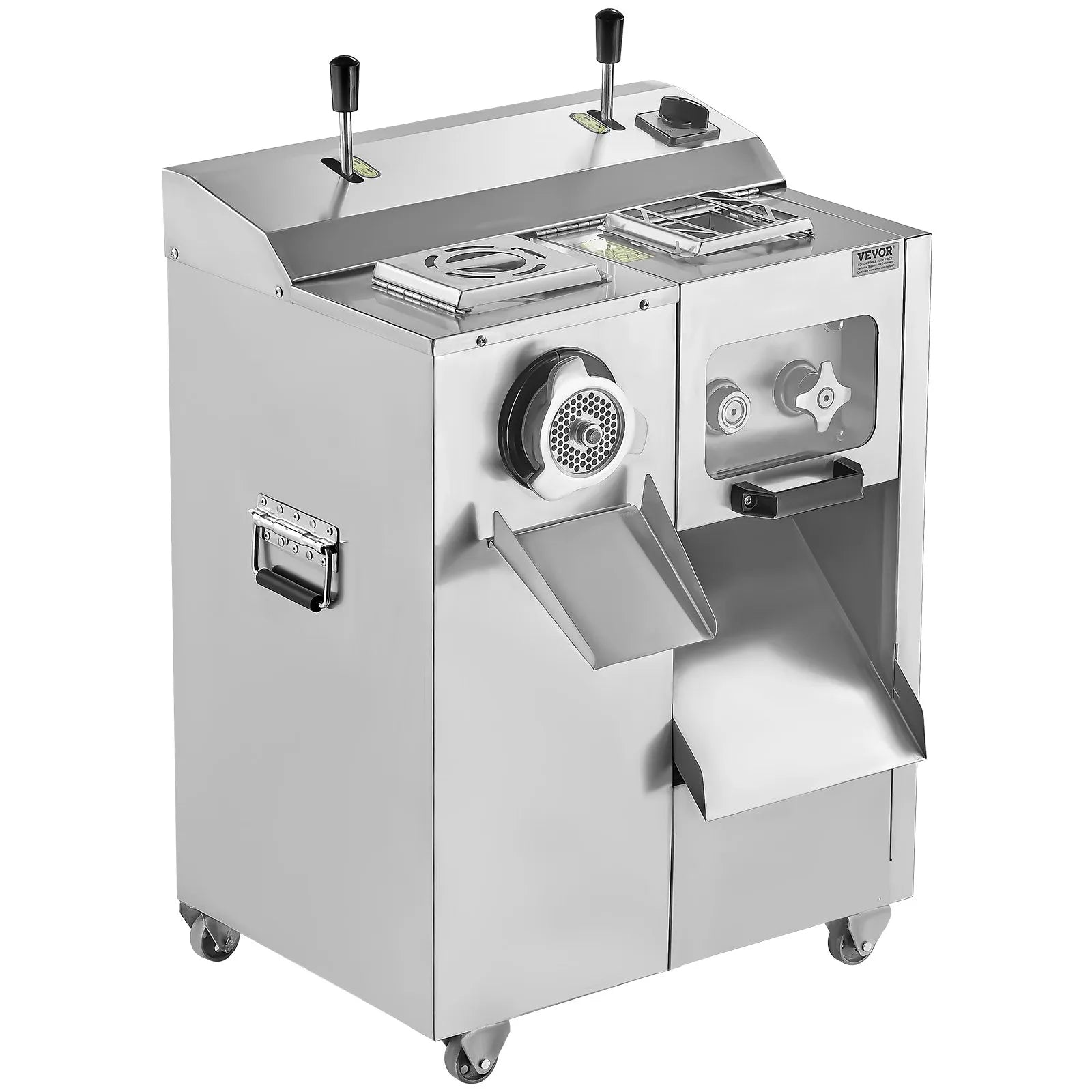 VEVOR Commercial Electric Meat Grinder Slicer 14 Lbs/Min Sausage Stuffer Maker
