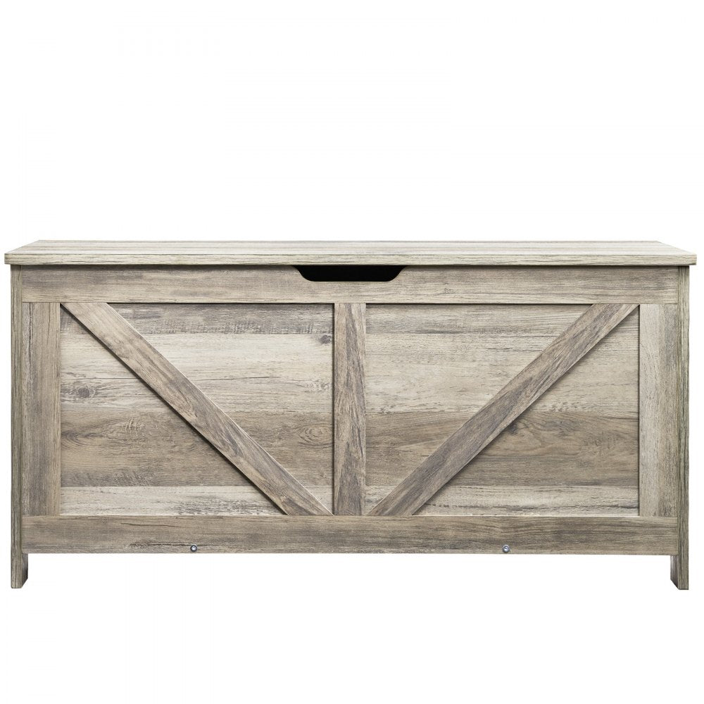 VEVOR Kids Toy Storage Bench Wooden Toy Box Chest 38.98 x 15.55 x 18.9 in Gray