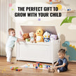 VEVOR Kids Toy Storage Bench Wooden Toy Box Chest 32.68 x 17.91 x 24.02
