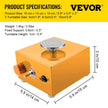 VEVOR Mini Pottery Wheel, 30W 0-2000 RPM Ceramic Wheel, Adjustable Speed DIY Clay Machines, Electric Sculpting Kits with 3 Turntables Trays and 16pcs Tools for Art Craft Work Molding Gift and Home DIY