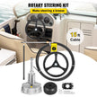 VEVOR Outboard Steering System SS13715 Safe-T Quick Connect Rotary Steering System 15' Steering Cable With 13