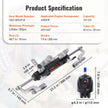 VEVOR Hydraulic Outboard Steering Kit, 300HP, Marine Boat Hydraulic Steering System, with Helm Pump Two-Way Lock Cylinder and 26 Feet Hydraulic Steering Hose, for Single Station Single-Engine Boats