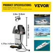 VEVOR Boat Throttle Control 5006182 Side Mount Outboard Remote Control Single Lever Binnacle for Evinrude and Johnson Outboards Throttle Gear Control