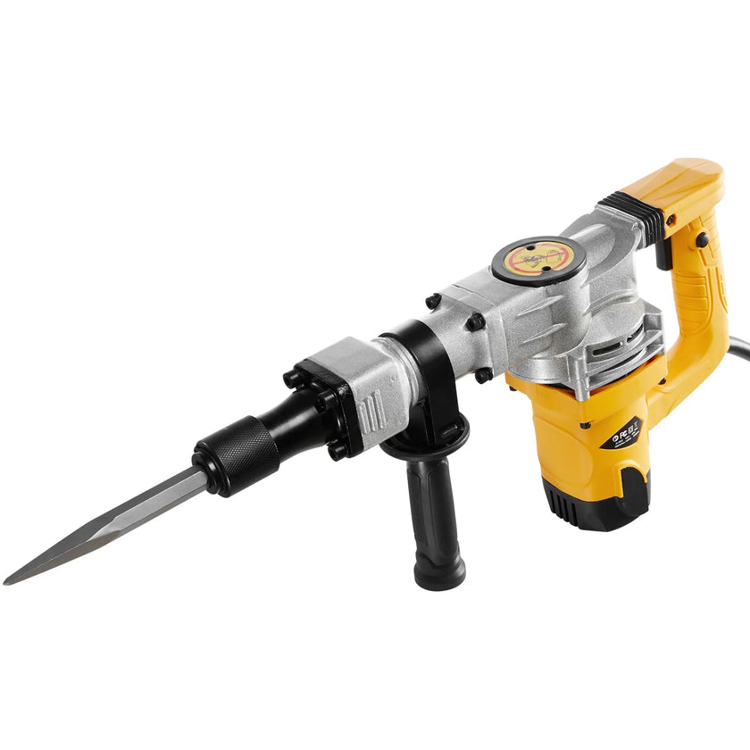 VEVOR Demolition Jack Hammer Concrete Breaker 1400W Electric Hammer 2 Chisel Bit