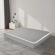 VEVOR Box Spring King Size Bed Frame with Fabric Cloth 79.1L x 75.8W x 9.1H in