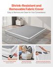 VEVOR Box Spring Queen Size Bed Frame with Fabric Cloth 79.1 L x 59.4 W x 4 H in