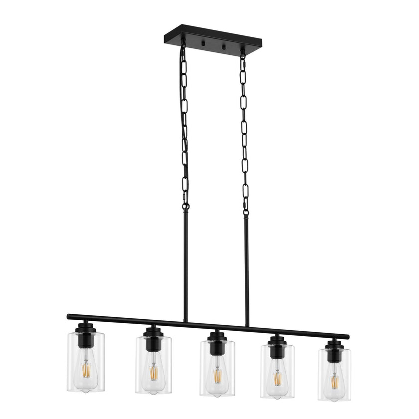 VEVOR 5-Light Kitchen Island Pendant Lights 60W Adjustable Dining Room Light E26