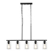 VEVOR 5-Light Kitchen Island Pendant Lights 60W Adjustable Dining Room Light E26