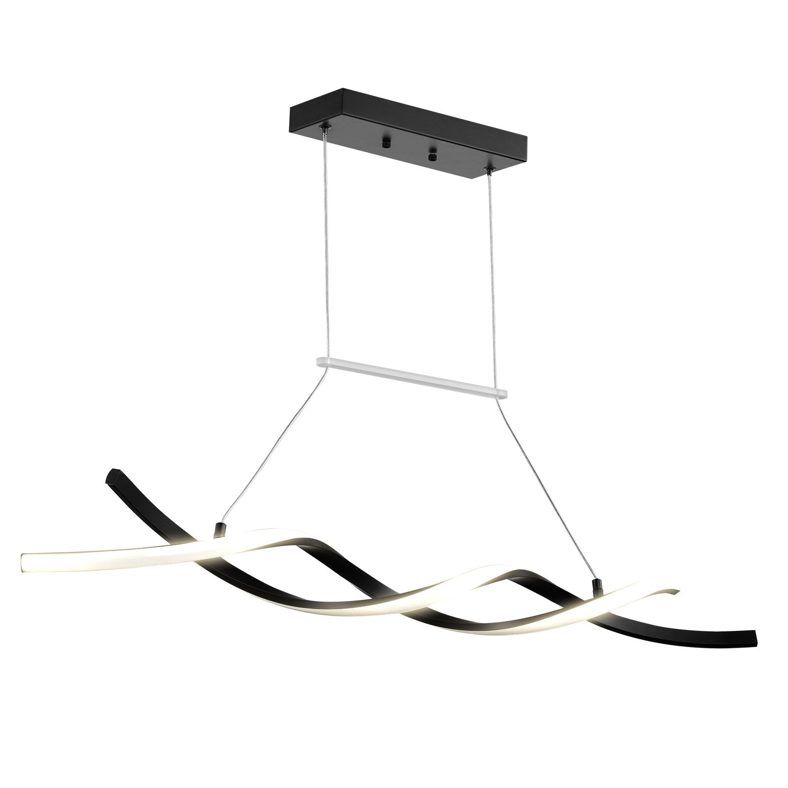 VEVOR Modern Chandelier Light Fixtures Dimmable LED Pendant Light Remote Control