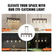 VEVOR 4-Light Kitchen Island Pendant Lights 60W Adjustable Dining Room Light E26