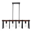 VEVOR 4-Light Kitchen Island Pendant Lights 60W Adjustable Dining Room Light E26