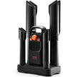 VEVOR Detachable 4-Tube Shoe Dryer with Timer and Quick Drying Black & Orange