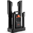 VEVOR Detachable 4-Tube Shoe Dryer with Timer and Quick Drying Black & Orange