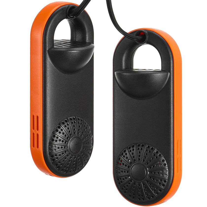 VEVOR Portable Shoe Dryer Boot Dryer with Quick & Even Drying Black & Orange