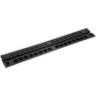 VEVOR 3.28 ft Cable Protector Ramp, 4 Pack of 1 Channel, 18000 lbs/axle Capacity Heavy Duty Rubber Speed Bumps, Floor Cord Cable Protector Wire Cover, for Residential Areas, Private Garages, Gardens