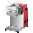 VEVOR Commercial Meat Cutting Machine, 551 Lbs/H 850W Meat Shredding Machine, 3.5mm Blade Electric Meat Cutter, Stainless Steel Restaurant Food Cutter, for Kitchen Supermarket Lamb Beef Chicken, Red