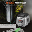 VEVOR Linear Air Pump, 90 L/Min Air Flow Septic Aerator Pump, Aeration System for 1/4 Acre 10 FT Deep Ponds, Water Gardens, Waste Treatments, Septic Tanks, Aquariums, Seafood Restaurants, Fish Farms