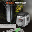 VEVOR Linear Air Pump, 109L/Min Air Flow Septic Aerator Pump, Aeration System for 1/2 Acre 10FT Deep Ponds, Water Gardens, Waste Treatments, Septic Tanks, Aquariums, Seafood Restaurants, Fish Farms