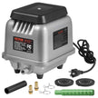 VEVOR Linear Air Pump, 109L/Min Air Flow Septic Aerator Pump, Aeration System for 1/2 Acre 10FT Deep Ponds, Water Gardens, Waste Treatments, Septic Tanks, Aquariums, Seafood Restaurants, Fish Farms