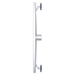 VEVOR 24Inch Linear Shower Drain with Square Pattern Grate,Brushed 304 Stainless Steel Rectangle Shower Floor Drain,Linear Drain with Leveling Feet,Hair Strainer Silver