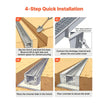 Heavy-Duty Stainless Steel Trench Drain for Efficient Outdoor Water Management