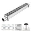Heavy-Duty Stainless Steel Trench Drain for Efficient Outdoor Water Management