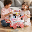 VEVOR Ice Cream Cart for Kids Pretend Play Ice Cream Shop for Kids Aged 3+ Pink