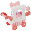 VEVOR Ice Cream Cart for Kids Pretend Play Ice Cream Shop for Kids Aged 3+ Pink