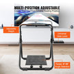 VEVOR Foldable Racing Steering Wheel Stand, Height Adjustable Universal Base Compatible with Logitech & Thrustmaster Racing Wheel and Pedal, Heavy-duty Frame Standard GT/Formula Seating Portable