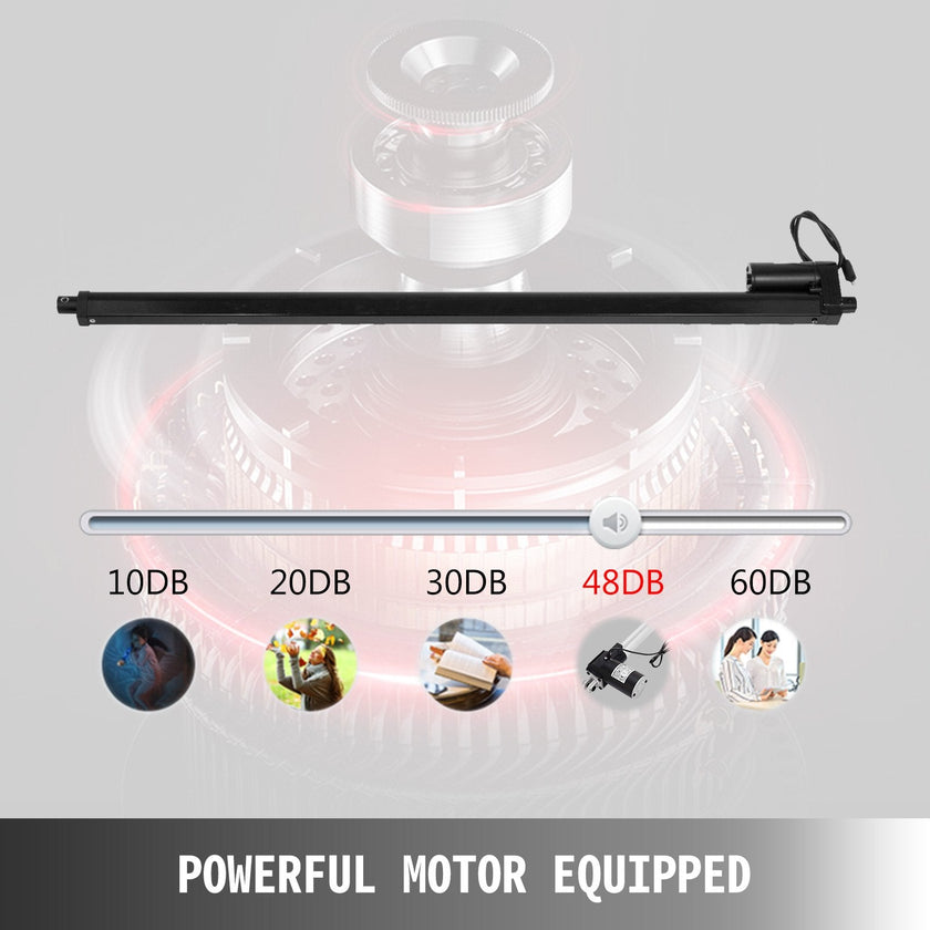 VEVOR 2PCS 30 Inches Electric Actuators Kit 12V DC with Mounting Bracket Heavy Duty 900N 10mm/s Actuators for Recliner TV Table Lift Massage Bed Electric Sofa