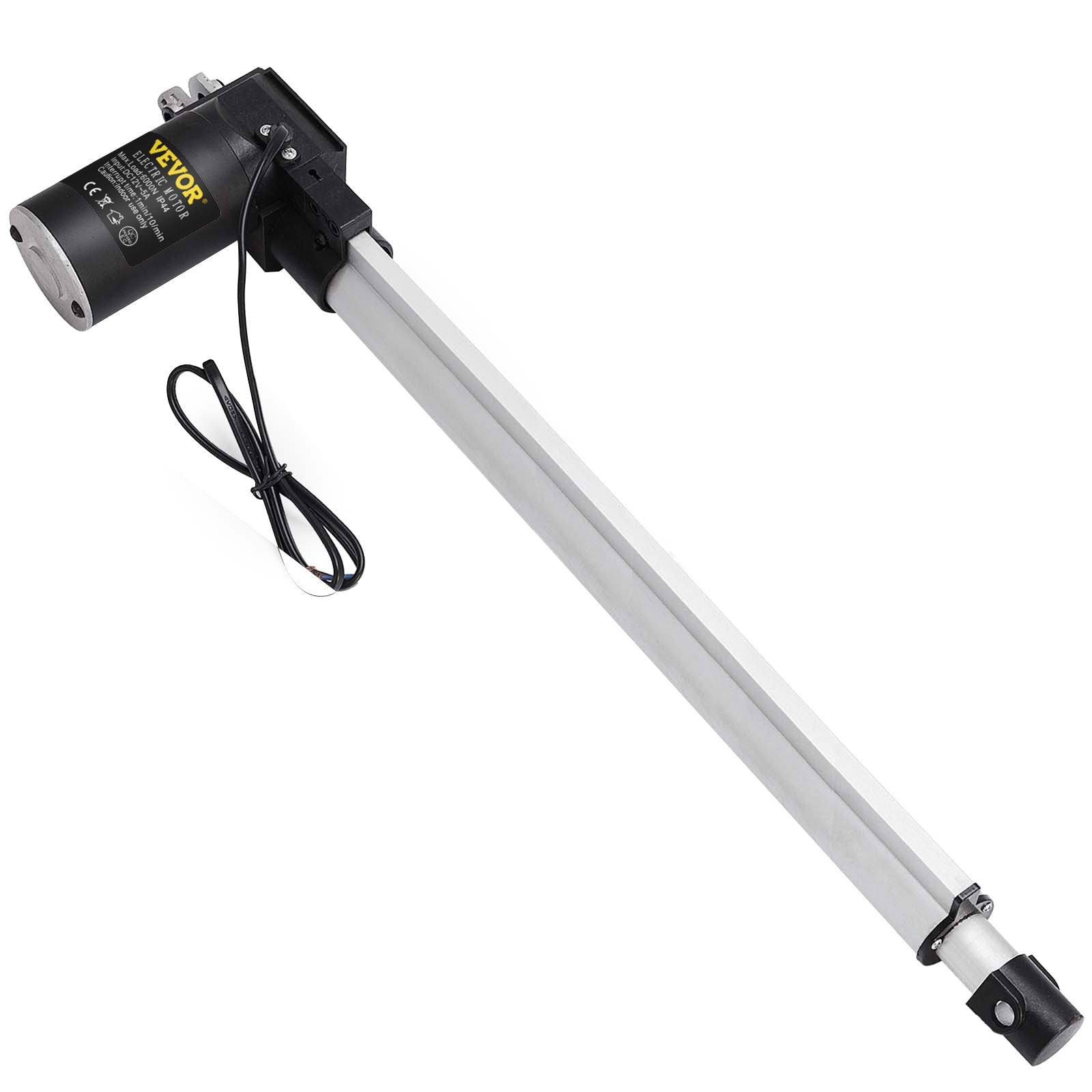 VEVOR 16 Inch Stroke Electric Actuators DC 12V with Mounting Bracket Heavy Duty 6000N/1320LB Actuators for Recliner TV Table Lift Massage Bed Electric Sofa